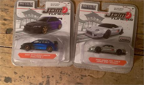 Jada Toys JDM Tuners Series Diecast Cars 2002 Mitsubishi Lancer Evolution 7