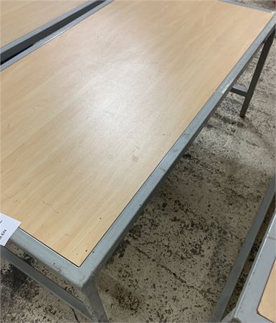 Metal & Wood Multi-Purpose Retail Clothing/Display Table  45.5 x 24 x 18.5