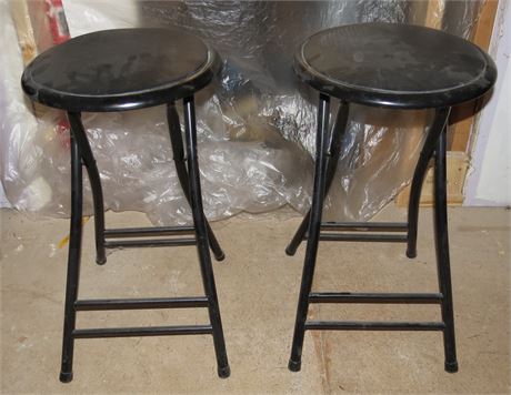 2 Folding Stools