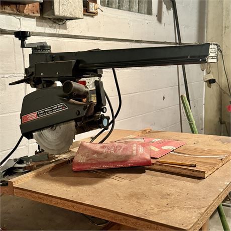 Vintage Craftsman 9" Radial Arm Saw Model 113.29340