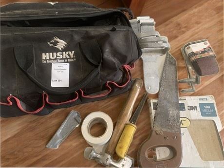 Husky Bag With Drywall Installation Tools