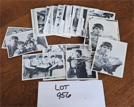 Lot #1 Series Topps 1964 Beatles B&W Trading Cards - 46 Trading Cards