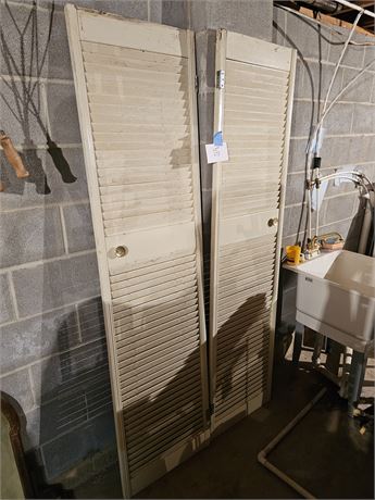 Two Louvered Doors