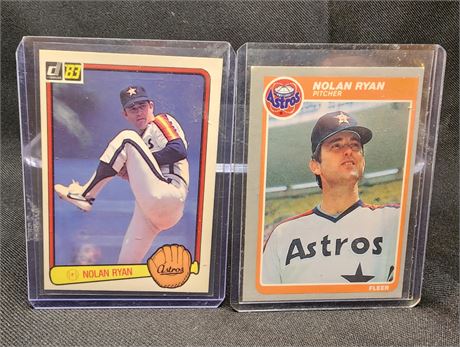 2 Nolan Ryan Cards