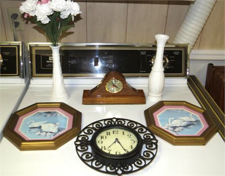 Clocks, Vases, Decor