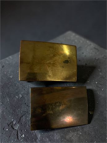 Vintage Brass Belt Buckle Lot of 2