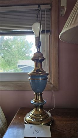 Brass Trim Table Lamp