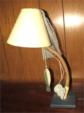 Fishing Pole Lamp