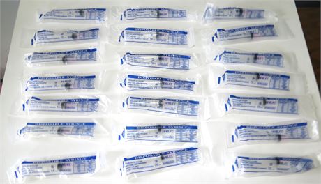 21 Disposable Syringes