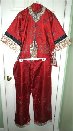Vintage Asian Blouse/Pants