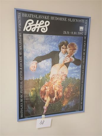 BHS 1987 Framed Poster