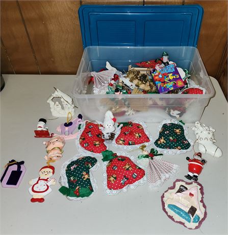 Assortment of Christmas Ornaments