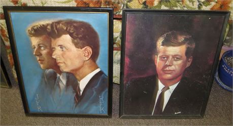 JFK, RFK Framed Photos