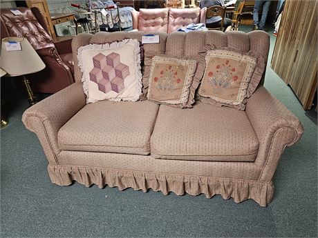 Designer Choice Tan Love Seat