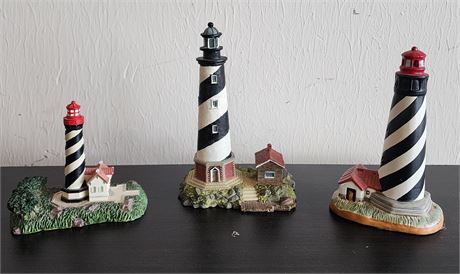 Lefton & Other Collectible St. Augustine Lighthouse Figurine Lot