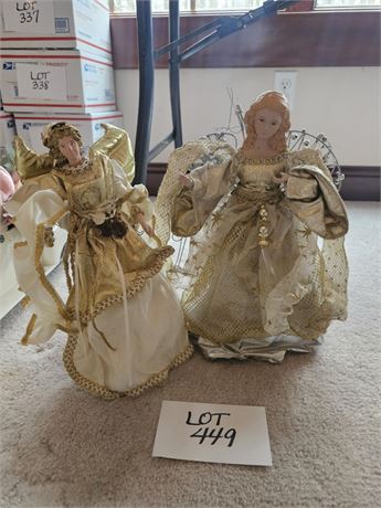 Beautiful Elegant Christmas Angels Tree Toppers