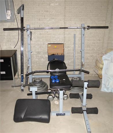 Weight Bench, Weights