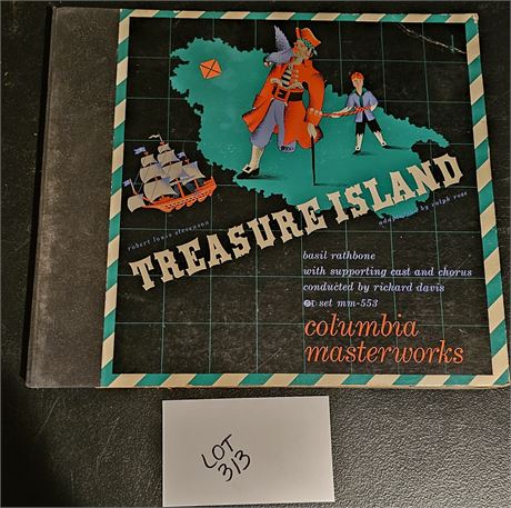 Columbia Masterworks "Treasure Island" Set mm553 Albums 1940's