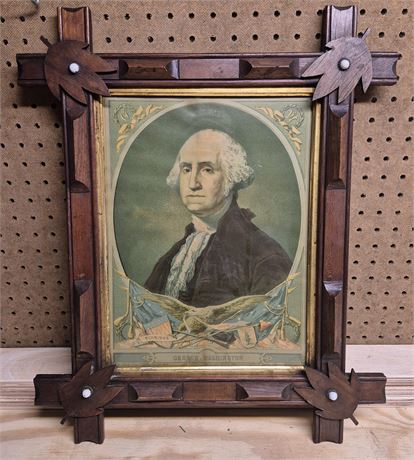 George Washington Framed Photo
