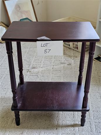 Wood Side Table