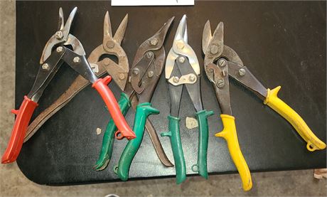 Mixed Lot of Tin Snips