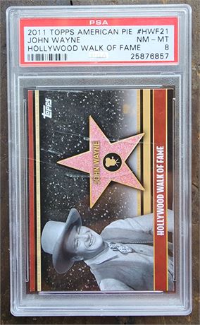 PSA TOPPS John Wayne Card