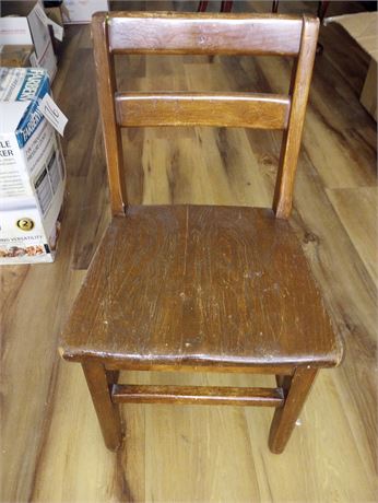 Wood Childs Chair