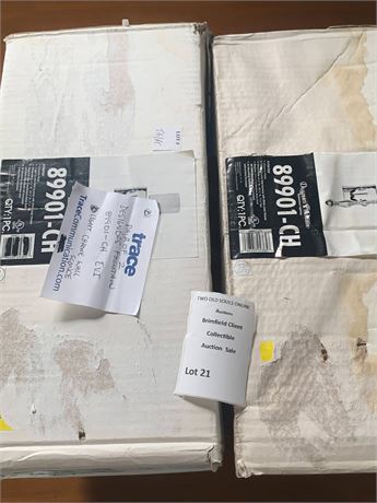 Designer Fountain Wall Sconce Lights Set of 2 - New In Box