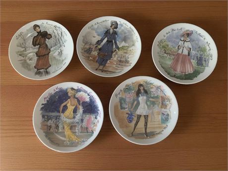 D'Arceau-Limoges Collector Plates Les Femmes du Siècle Women Of The Century