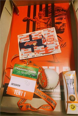 Cleveland Browns Gameday Baker Mayfield Signed Posters From 2019 Season Opener