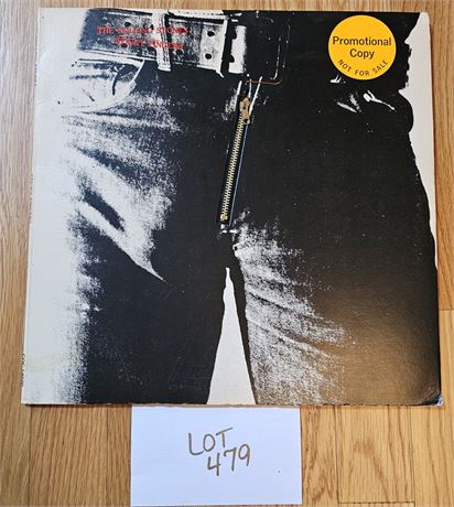 1971 The Rolling Stones Sticky Fingers Promo Copy Album