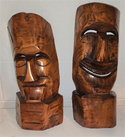 Wood Carved Masks