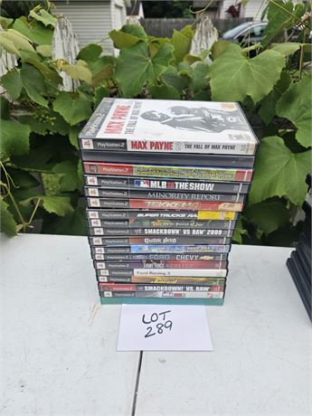 PlayStation Mixed Game Lot