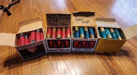 4- boxes 12GA. Shells-Mix & Match