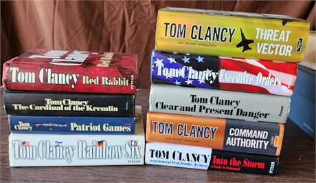 Tom Clancy Book Lot