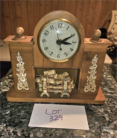 United Fireplace Electric Clock