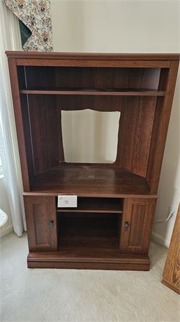 Pressed Wood Corner Entertainment Center