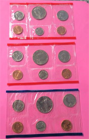 1986, 1987, 1989 Coin Sets