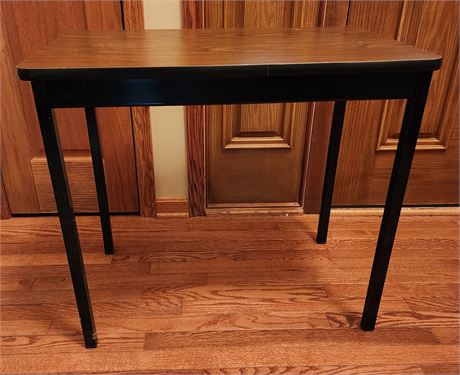 Metal Legged, Pressed Wood Top~Medium Sized Utility Table