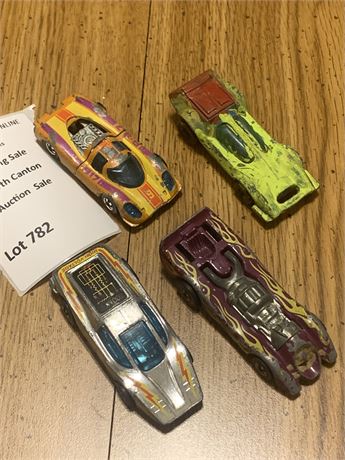 Vintage Red Line Hot Wheels Cars - Lot of 4