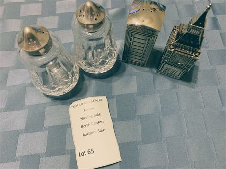 Big Ben Clock Tower/British London Telephone Booth S&P Shaker Set