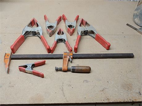 Metal Clamp Assorted Lot