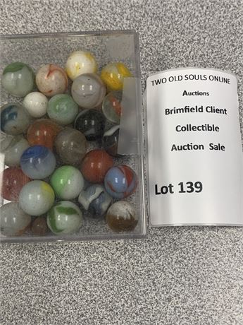 Vintage Glass Marbles Lot