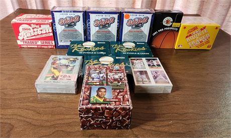 Boxes of Sports Cards