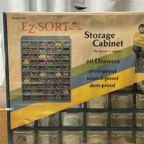 New EZ-Sort 60 Drawer Parts and Small Storage Cabinet