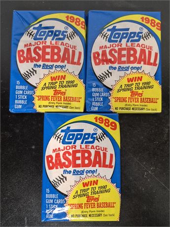 Topps 1989 Unopened Packs