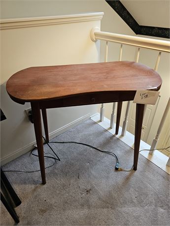 Vintage Kidney Shape Vanity Table