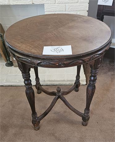 Antique Wood Side Table