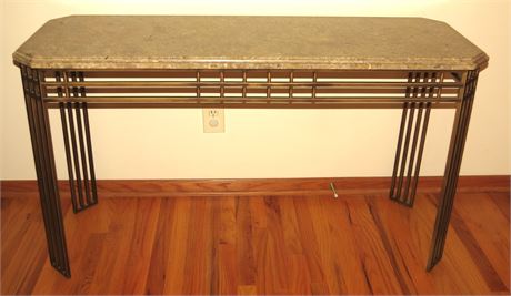 Marble Top Sofa Table