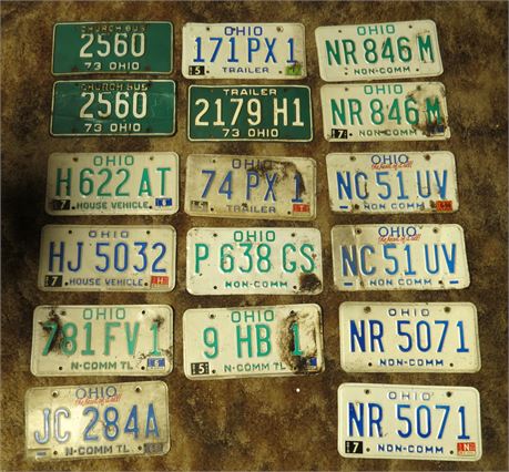 Ohio License Plates